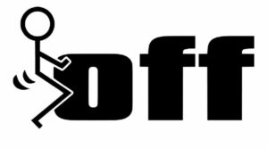 Fuck-OFF Fck you Funny Diecut Decal Sticker Car Truck Window JDM F*ck It Vinyl