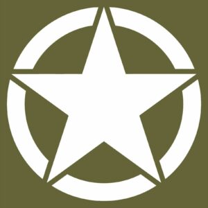 ARMY STAR MILITARY 10 YEAR PREMIUM VINYL DECAL/STICKER