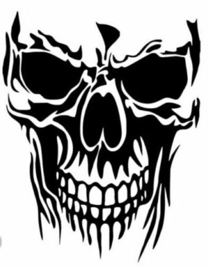 SKULL Vinyl Decal -Sticker for Car Truck motorcycle Bumper Wall Window Laptop