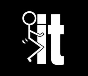 Fuck-It Funny Diecut Decal Sticker Car Truck Window JDM you off Vinyl