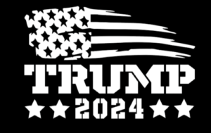 President Donald Trump Flag 2024 Vinyl Decal Sticker Car Truck